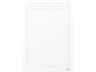 Staples Premium Arc Notebook System Refill Paper, 5.5 x 8.5, 50 Sheets, Narrow Ruled, Cream (19993)