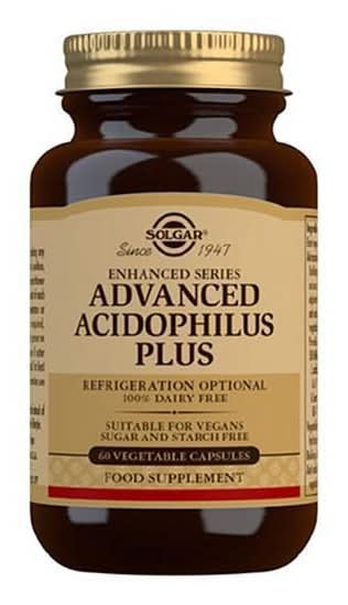 Advanced Acidophilus Plus Solgar emb. 60 cápsulas