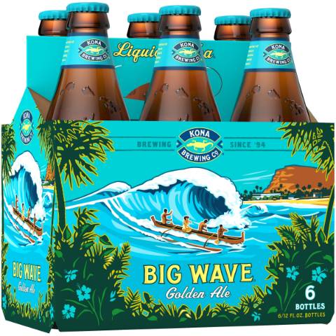 Kona Big Wave Golden Ale 6 Pack 12oz Bottle