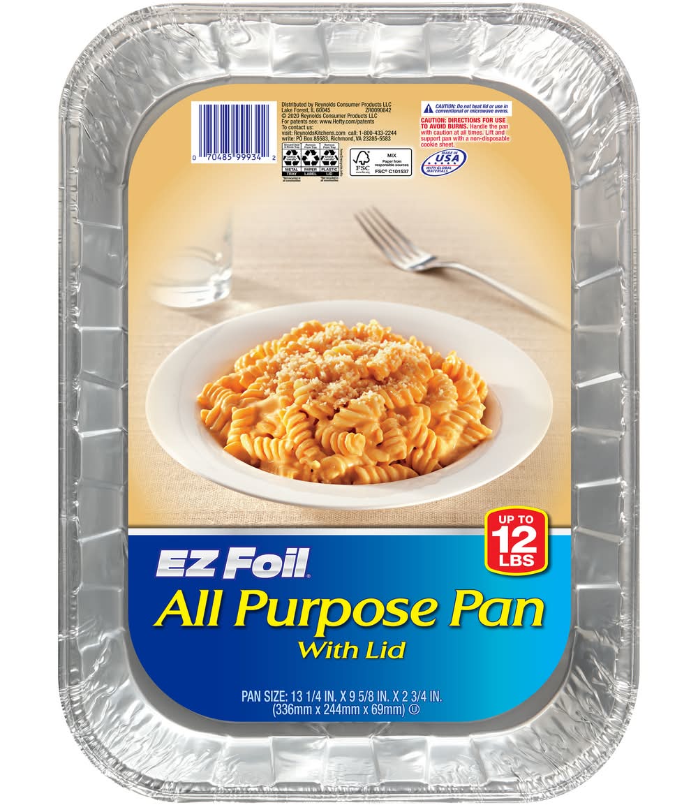 EZ Foil All Purpose Pan With Lid