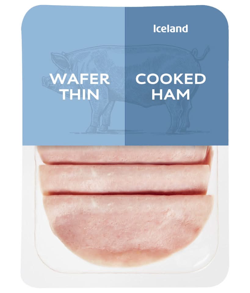 Iceland Wafer Thin Cooked Ham (130g)