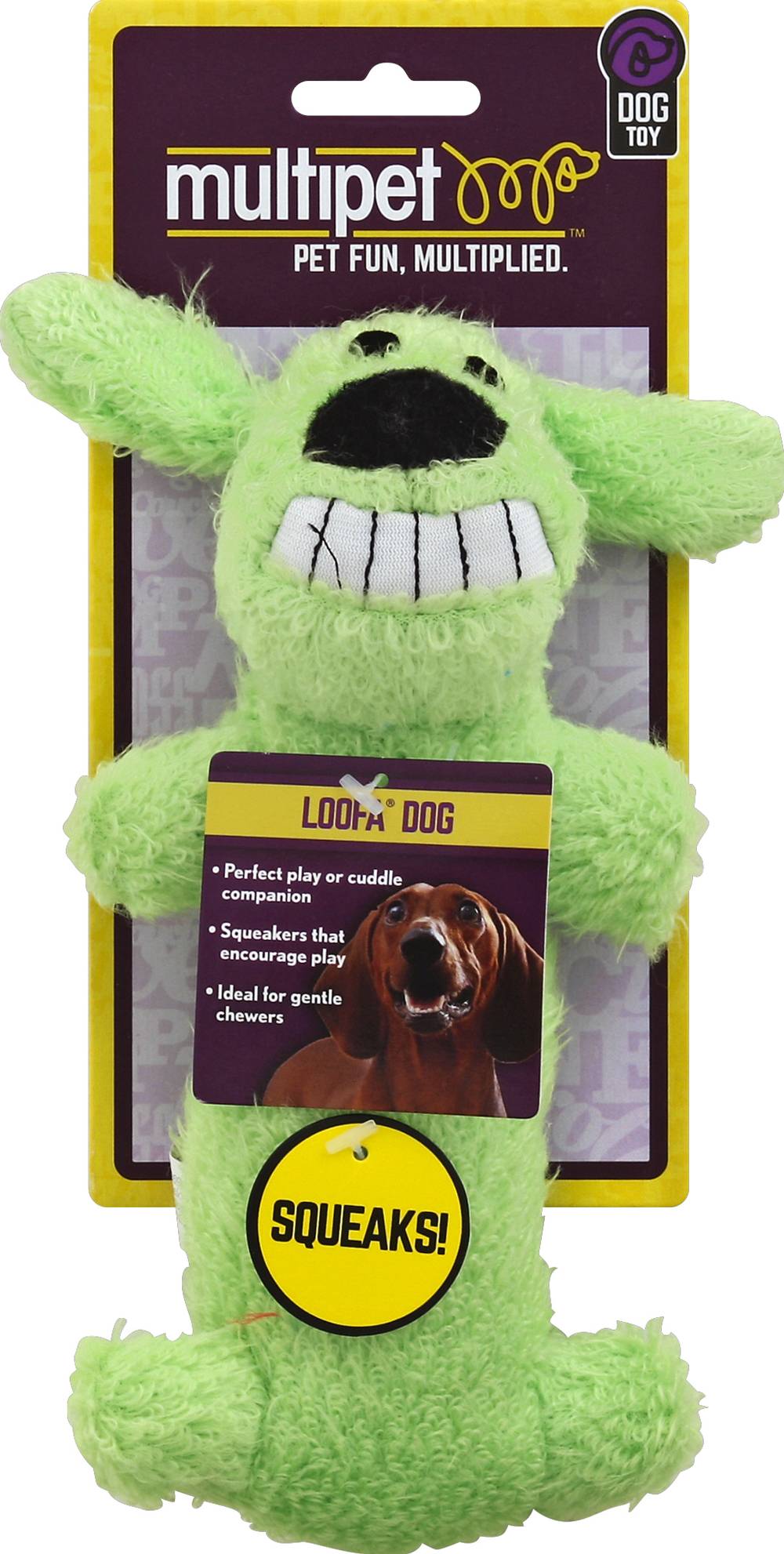 Multipet Loofa Dog Small (3 oz)