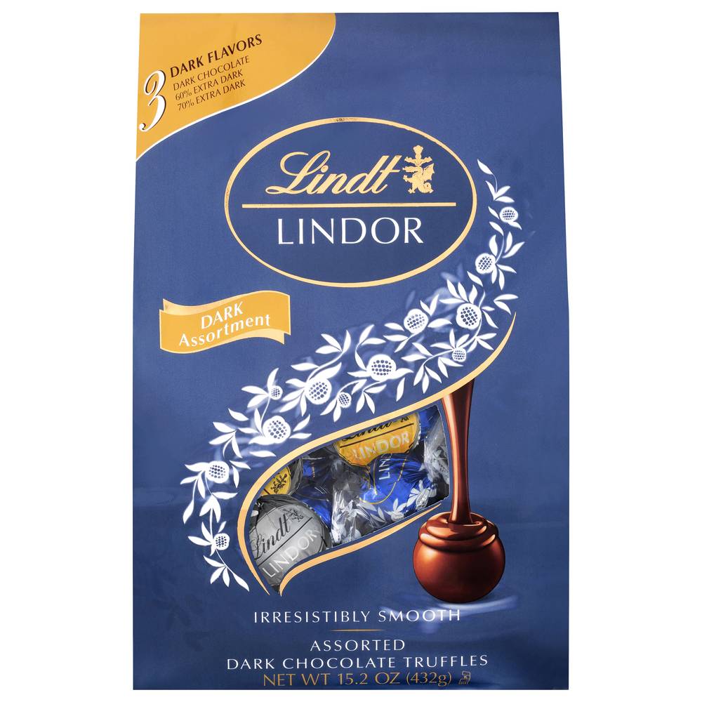 Lindt Dark Chocolate Truffles, Assorted (15.2 oz)