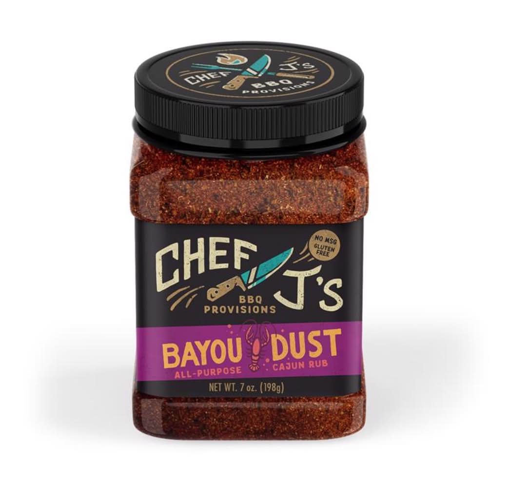 Chef J'S Bbq Provisions Bayou Dust Bbq Rub 7 Oz