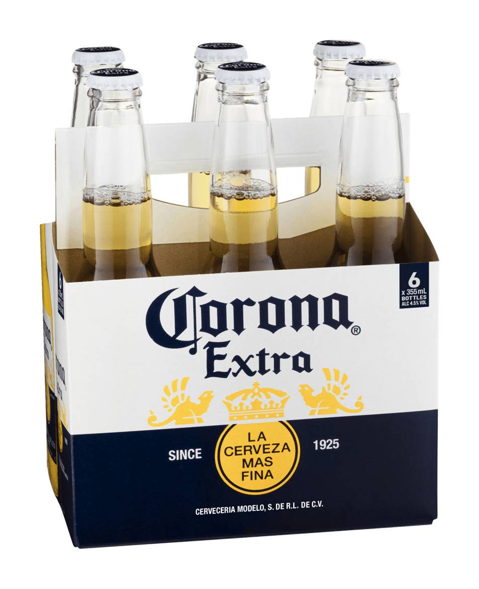 Corona Extra Lager Bottle 6x355ml