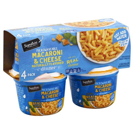 Signature Select Macaroni & Cheese Dinner (4 x 2.1 oz)