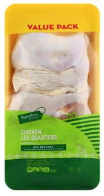 Signature Farms Chicken Leg Quarters Value Pack - 4.5 Lb