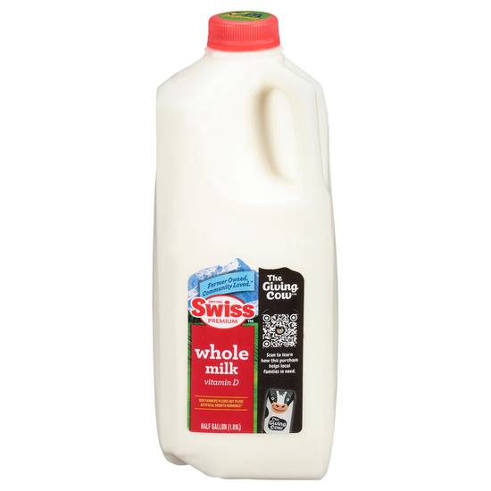 Swiss Premium Dairy Whole Milk With Vitamin D (1.88 L)