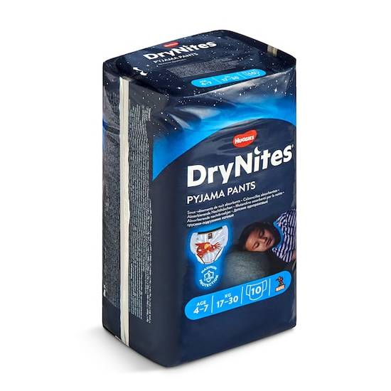 Calzoncillos Niños Absorbentes 4 -7 Años Drynites 10 Uds.