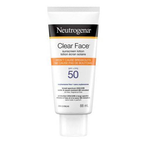 Neutrogena crème solaire clear face fps 50 (88ml) - clear face sunscreen spf 50 (88 ml)