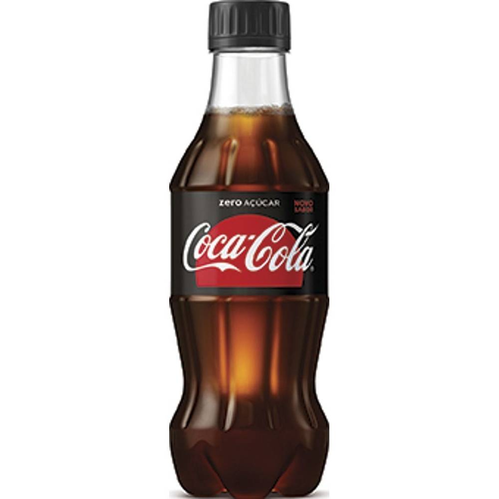 Coca-cola refrigerante sabor original sem açúcar (250 ml)