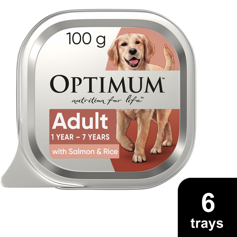 Deals on Optimum Salmon Rice Adult Wet Dog Food Delivery Near