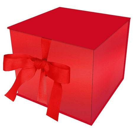 Hallmark Large Gift Box With Shredded Paper Filler Red
