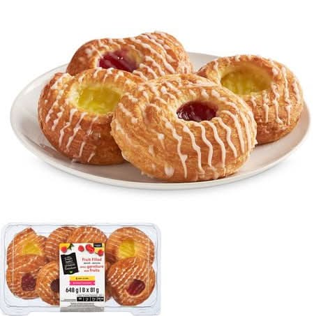 Your Fresh Market Fruit Filled Danishes (648 g, 8 ct)
