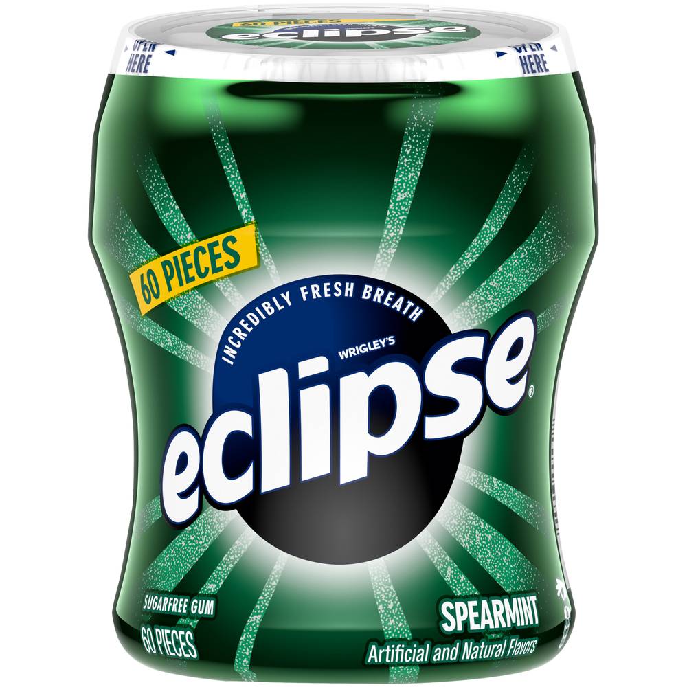 Eclipse Wrigley's Big-E Sugar Free Spearmint Gum (60 ct)