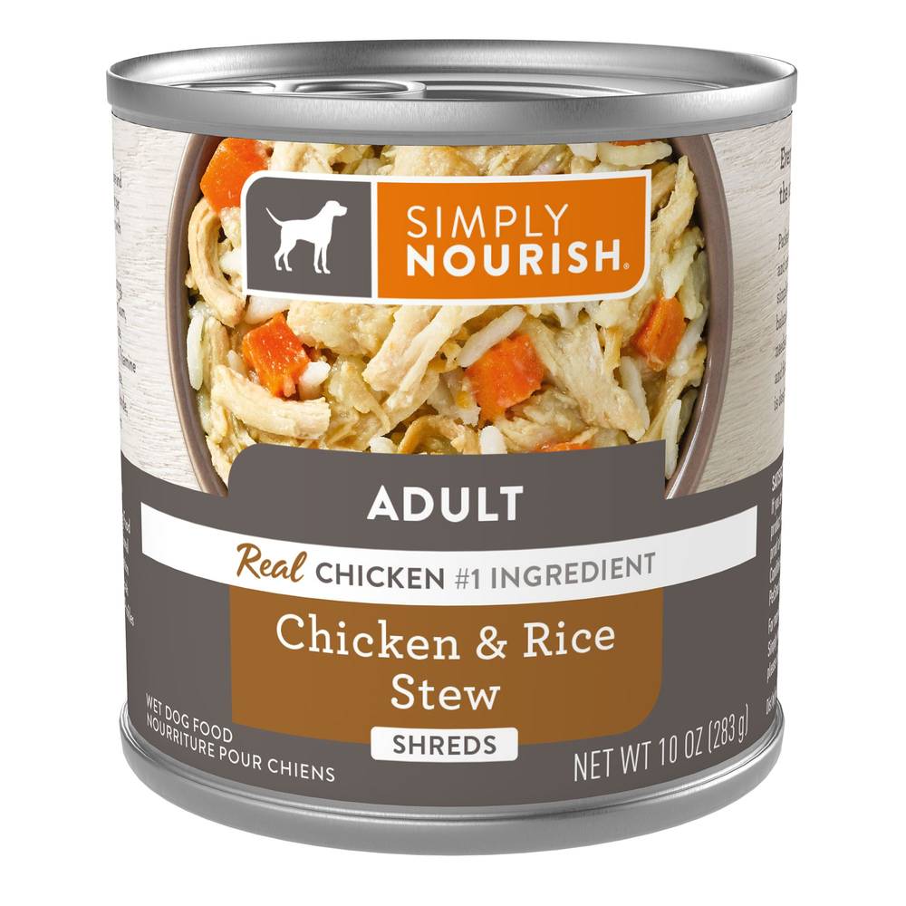 Simply Nourish Adult Wet Dog Food (chicken & rice stew)