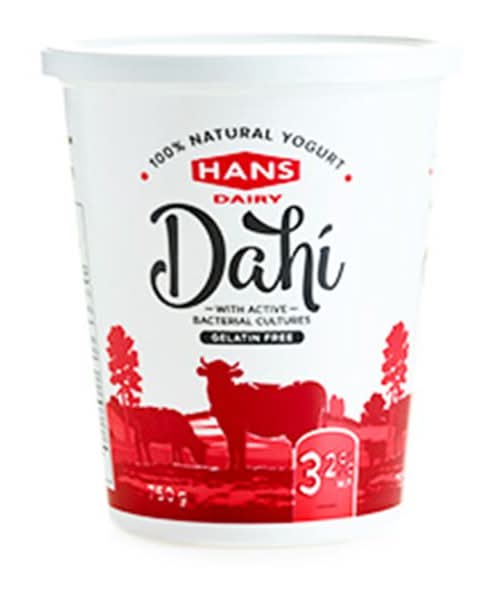 Hans Dairy Dahi Natural Yogurt (750 g)
