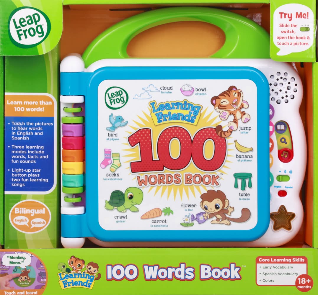 LeapFrog 18+ Months Learning Friends 100 Words Book (1.9 lbs)