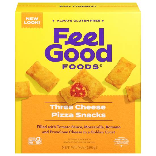 Feel Good Foods Cauliflower Crust Three Cheese Bites (7 oz)