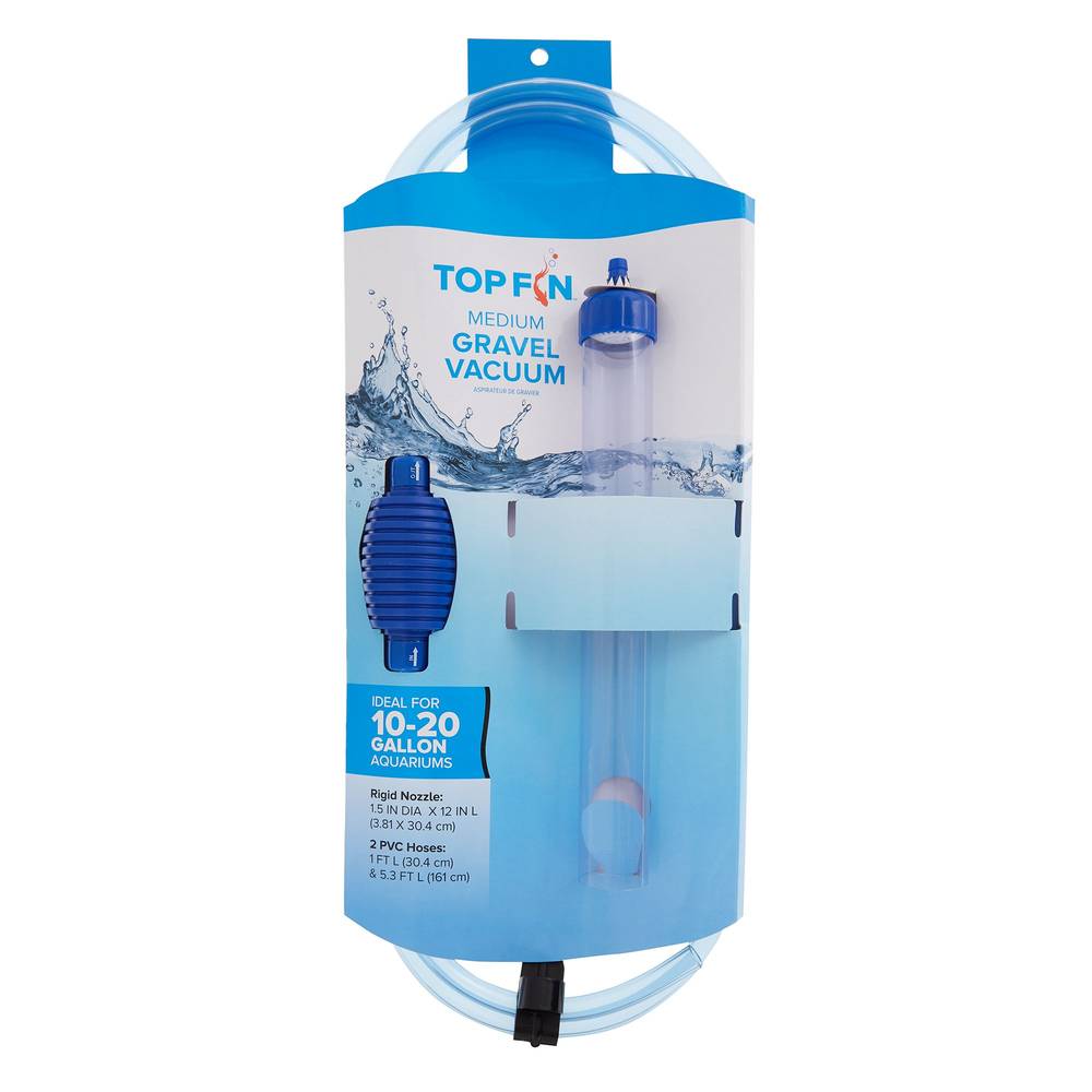 Top Fin® Aquarium Gravel Vacuum (Color: Assorted, Size: Medium)