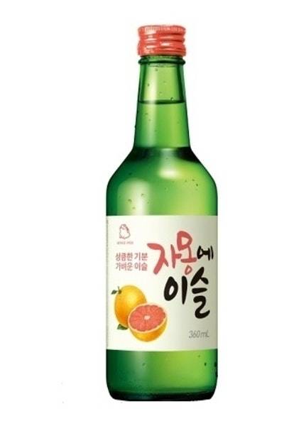 Sooh Jinro Chamisul Grapefruit Flavored Soju Vodka (375 ml)