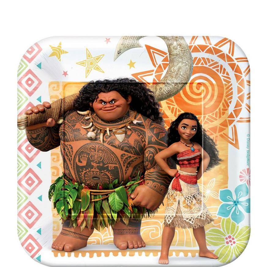 Moana Dessert Plates 8ct