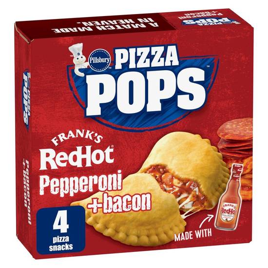 Pillsbury Pizza Pops Frank's Pepperoni + Bacon Snacks (380 g)
