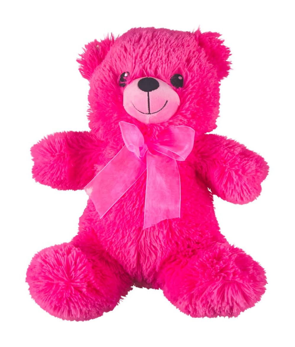 Valentines Day Stuffed Bear Toy, Pink