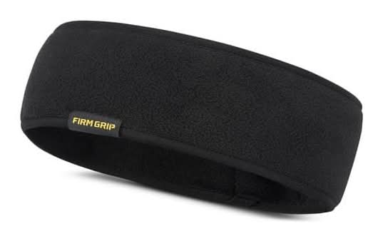 Firm Grip Men'S Black Fleece Headband