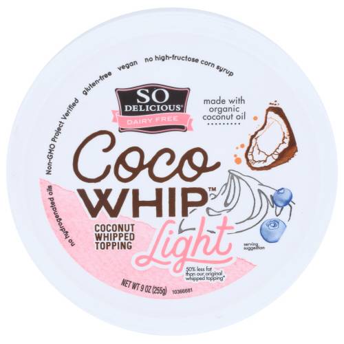 So Delicious Light Coconut Whipped Topping