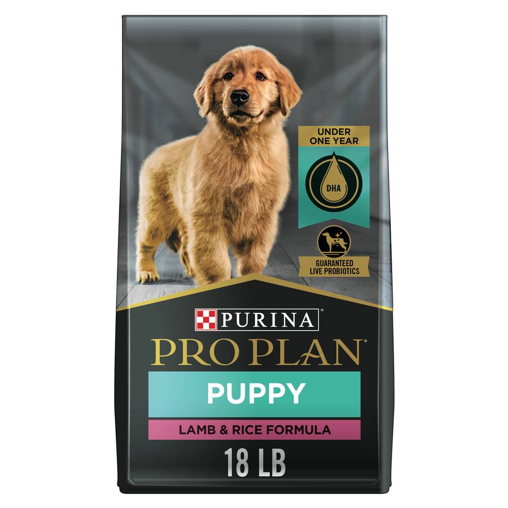 Purina Pro Plan High Protein Dha Formula Puppy Food, Lamb & Rice (18 lbs)