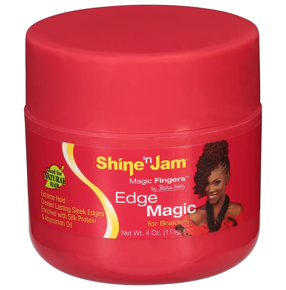 Ampro Shine N Jam Magic Fingers Braid Edge Gel (4 oz)