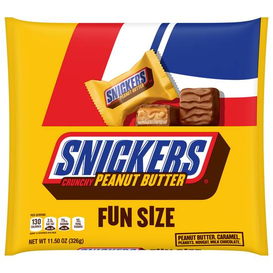 Snickers Peanut Butter Squared Fun Size Chocolate Candy Bars