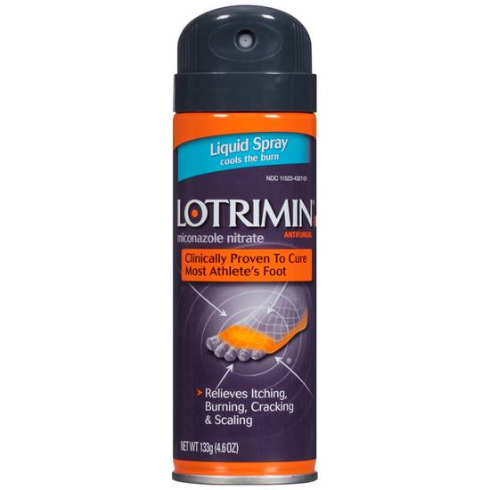 Lotrimin AF Athlete's Foot Liquid Spray, 4.6 OZ Spray Can