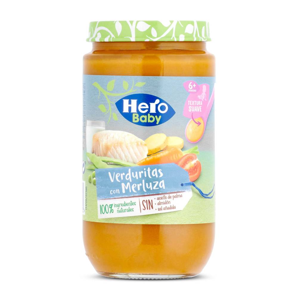 Verduritas Con Merluza Hero Frasco 235 G