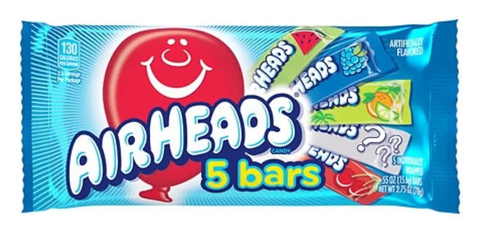 Air Heads Assorted Fruit Bars