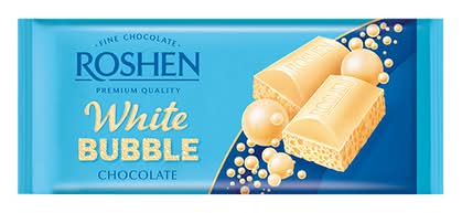 Roshen White Bubble Chocolate Bar (80 g)