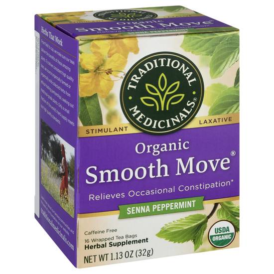 Traditional Medicinals Organic Smooth Move Tea (1.13 oz) (senna peppermint)