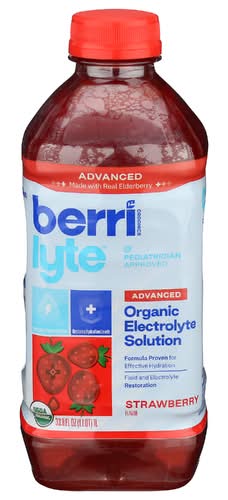 Berri Lyte Organic Elecrtolyte Solution (35.2 fl oz) (Strawberry)