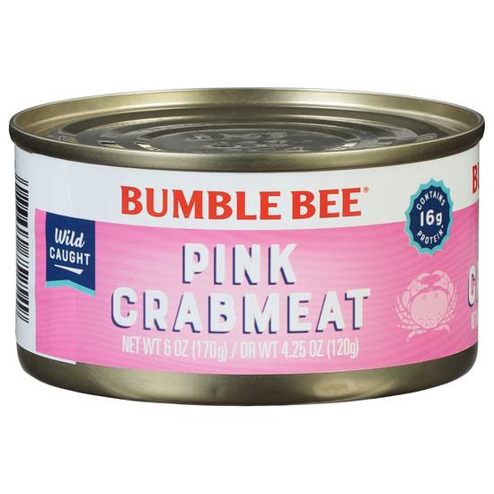 Bumble Bee Premium Select Wild Pink Crabmeat (6 oz)