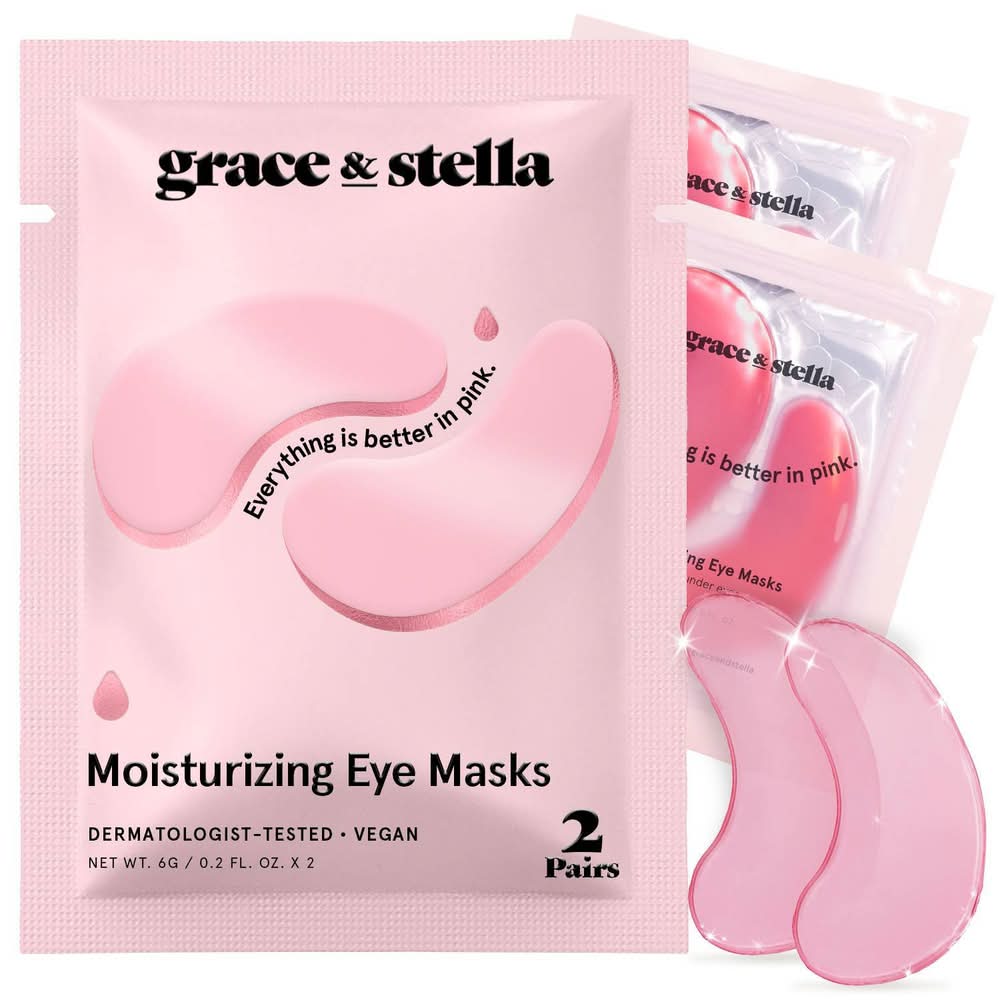 Grace & Stella Under Eye Mask - Pink - 2ct