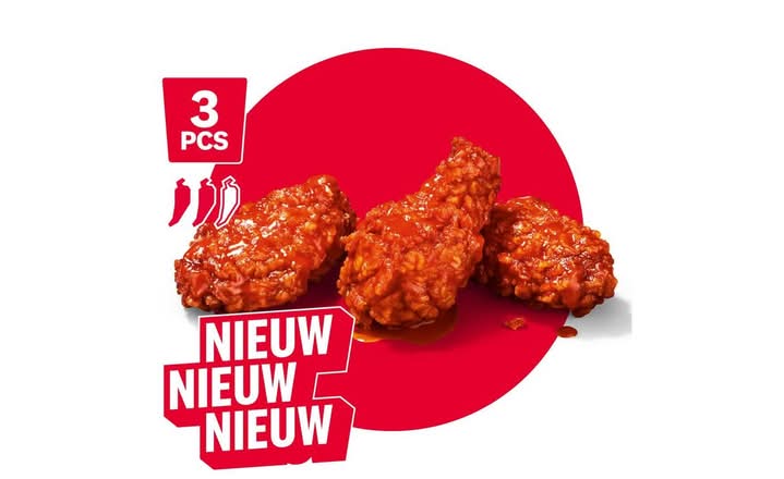 Zinger Dunked Hot Wings