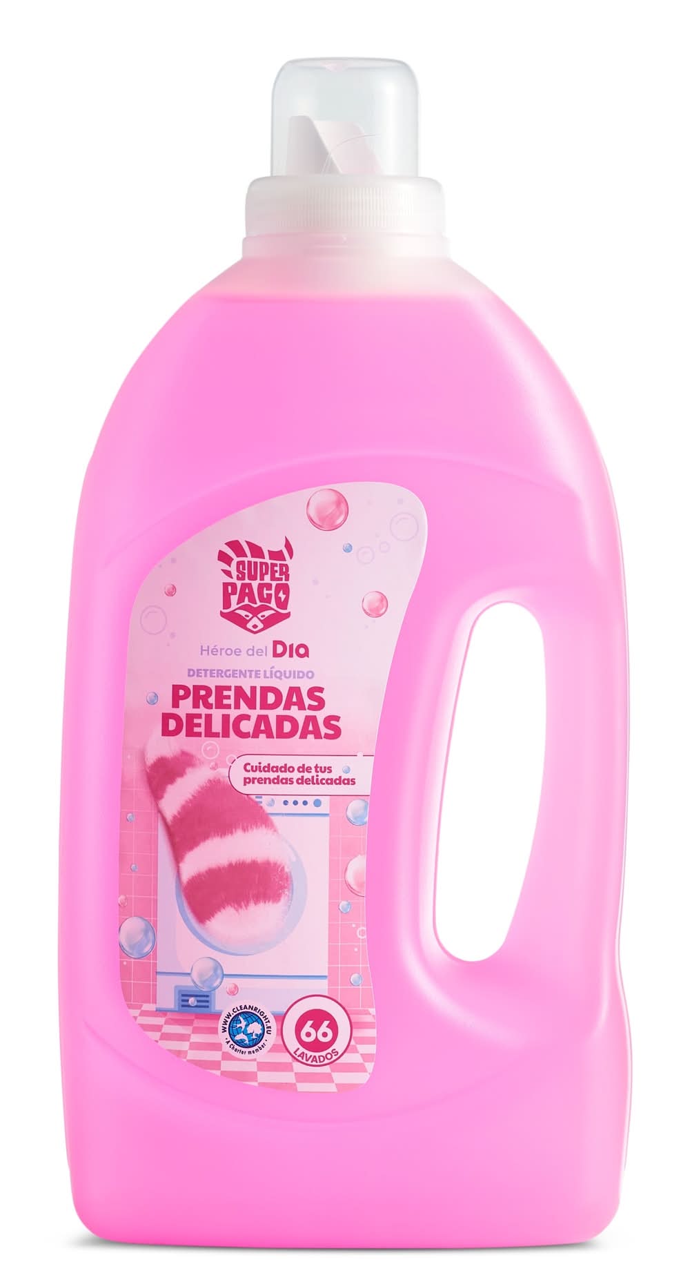 Detergente Máquina Líquido Prendas Delicadas Super Paco De Dia Garrafa 66 Lavados