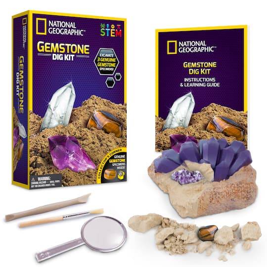 National Geographic Gemstone Dig Kit