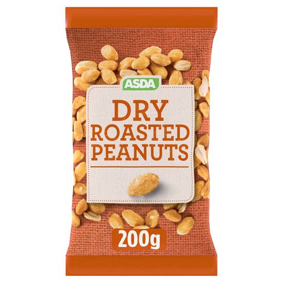 Asda Dry Roasted Peanuts 200g