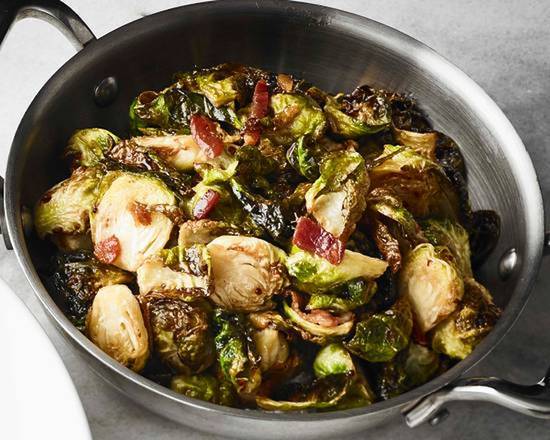 Crispy Brussels Sprouts & Bacon