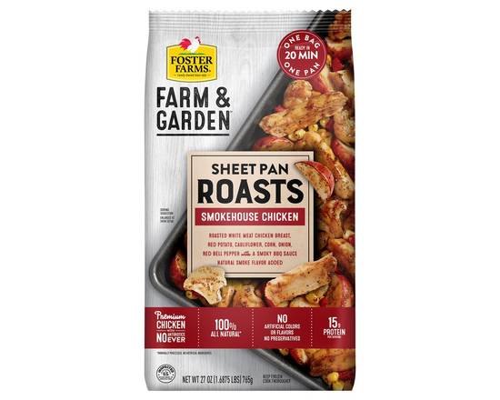 Foster Farms · Farm & Garden Smokehouse Chicken Sheet Pan Roasts (27 oz)