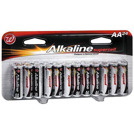 Walgreens Alkaline Supercell Batteries (24 ct)