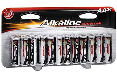 Walgreens Alkaline Supercell Batteries (24 ct)