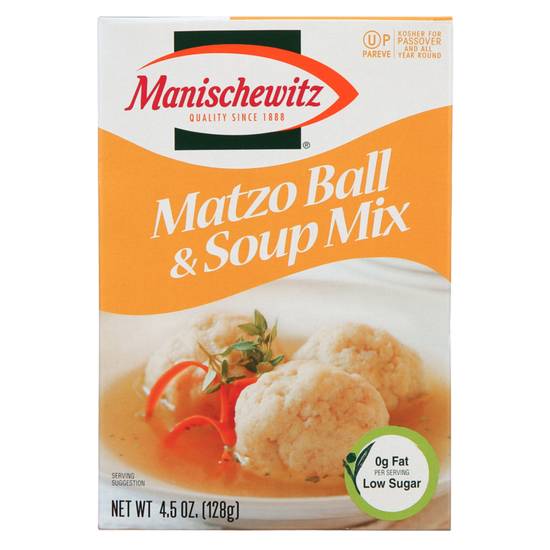 Order Manischewitz Matzo Ball Soup Mix 4.5oz food online from Everyday Needs by Gopuff store, New Haven on bringmethat.com
